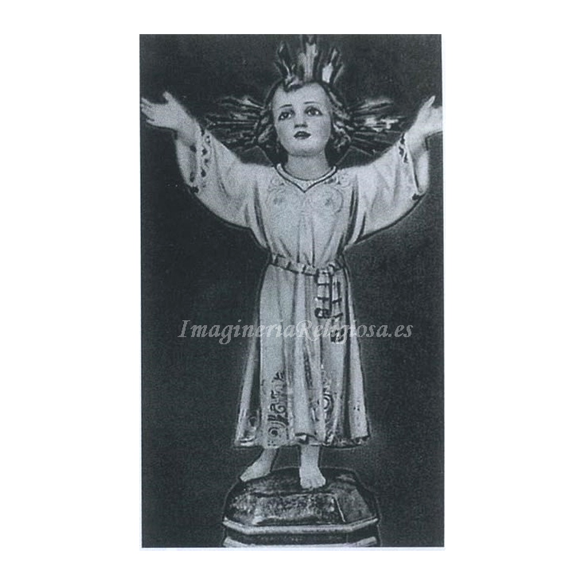 Niño Jesús en éxtasis (sobre nube)