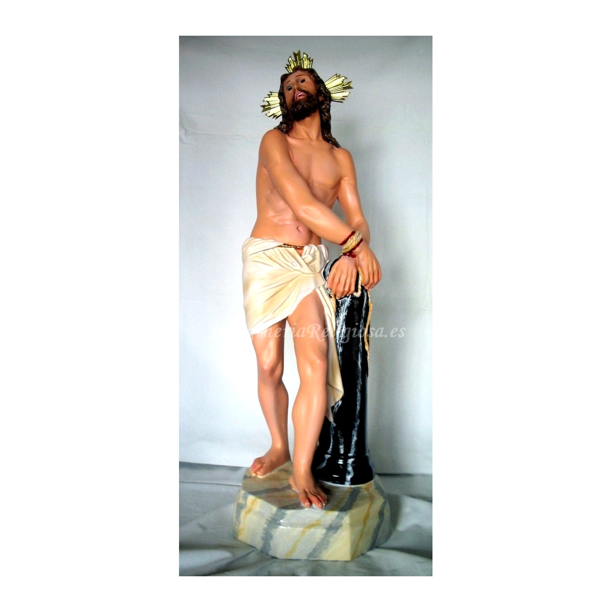 Jesús atado en la columna