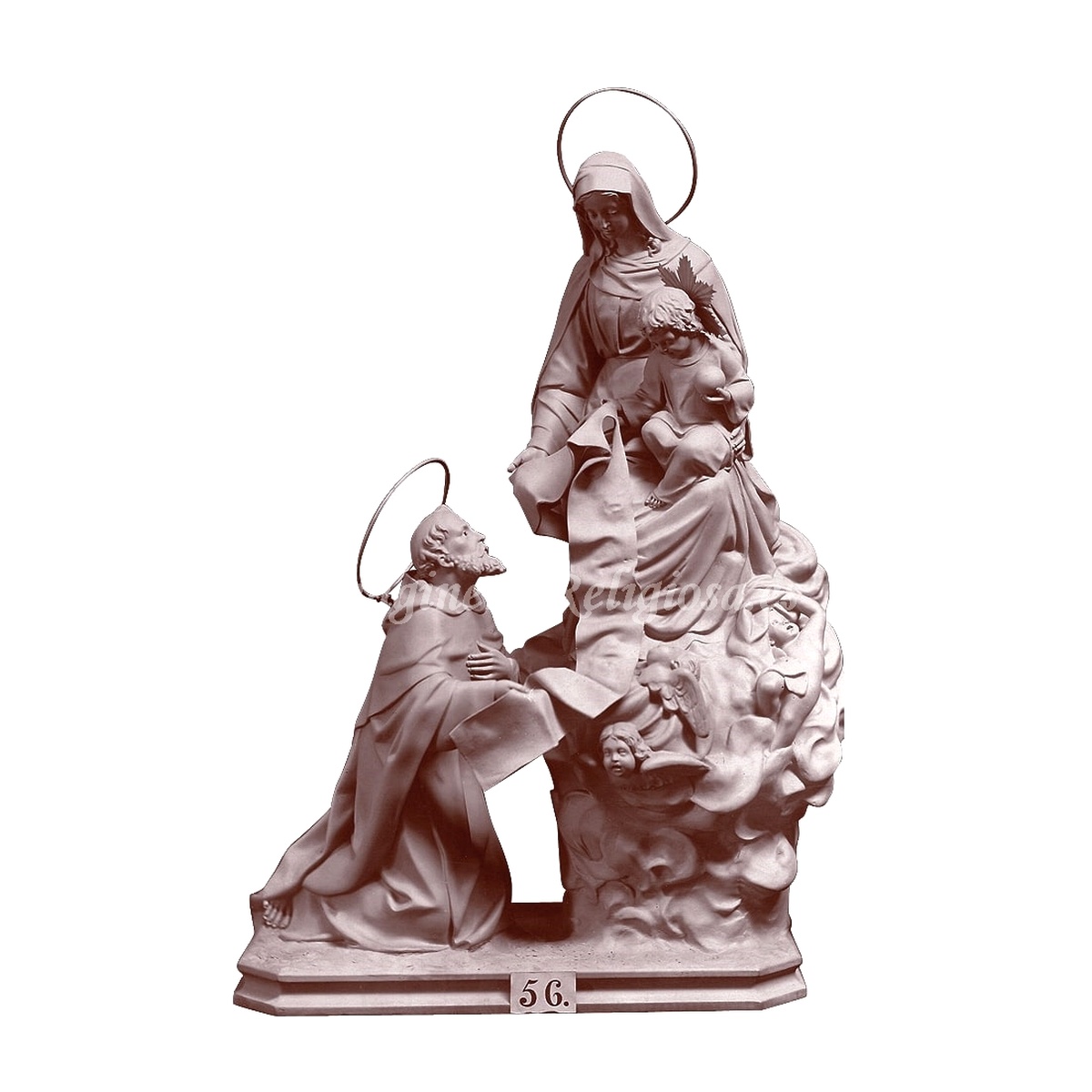 Virgen del Carmen con San Simón