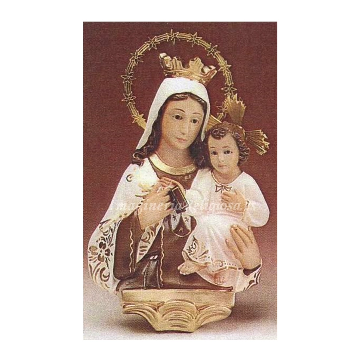 Virgen del Carmen (busto, relieve)